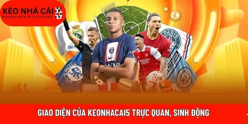 Giao diện của Keonhacai5 trực quan, sinh động