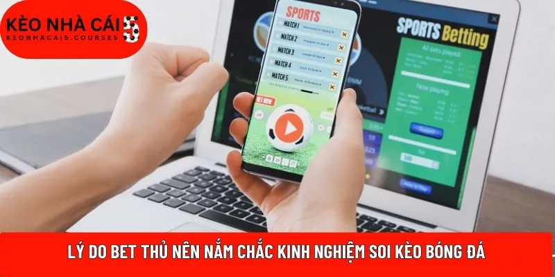 Lý do bet thủ nên nắm chắc kinh nghiệm soi kèo bóng đá